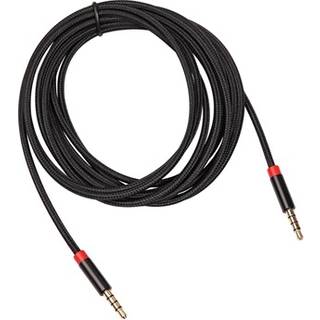 Universal 3.5mm Stereo AUX Lydkabel - 3m - Sort