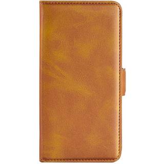 Samsung Galaxy M52 (5G) Blødt Læder Flip Cover m. Pung - Brun