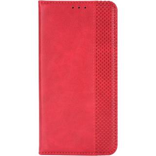 Xiaomi Redmi Note 11 Pro+ (Plus) Vintage Flip Cover M. Pung - Imiteret Læder - Rød