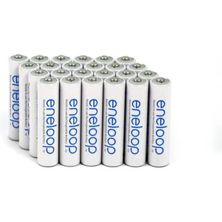 Panasonic eneloop AAA / R03 (24 stk.) miljøvenlige genopladelige batterier - 2100 opladninger
