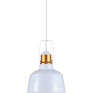 Aluminiums skærm Pendel lampe - hvid, E27