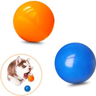 Dlder hunde kugler hvalp tyggelegetøj til tænder små faste gummi hoppekugler til hunde 100% sikkert og ikke-giftigt flydende hund legetøj kugler