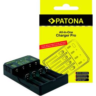 Oplader til CR123A, 14500, 16340, 18650, 22650, 26650... og AAA / AA batterier