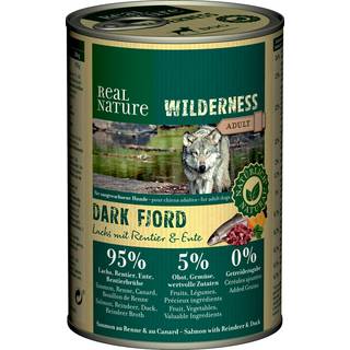 REAL NATURE Adult Wilderness Dark Fjord laks, rensdyr & and 400 g