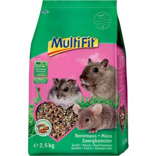 Ørkenrotte, mus & dværghamster 2,5 kg