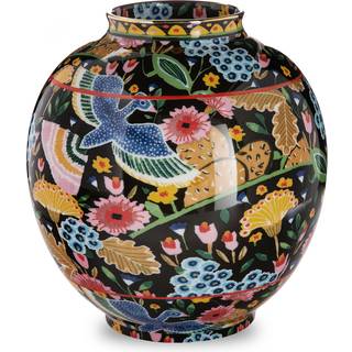 La DoubleJ Vases - 'Colombo Bubble Vase', medium in black porcelain