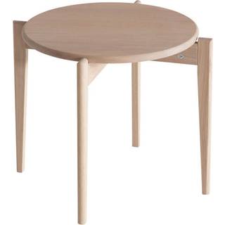 Oscarssons Möbel, Tilia Sofabord Ø51 cm Hvidolieret eg