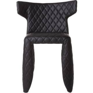 Moooi - Monster Chair, Arms, Original Black - Spisebordsstole - Marcel Wanders - Sort - Læder/Metal