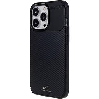 Saii Karbonfiber iPhone 13 Pro Max TPU Cover - Sort