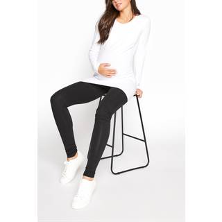 Lts Tall Black Maternity Basic Leggings Ex Long > 16 Lts | Tall Women's Maternity Leggings - Ex Long 16