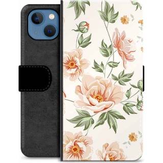 iPhone 13 Premium Flip Cover med Pung - Floral