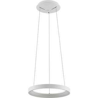 Arcchio LED-hængelampe Vivy, Ø 38 cm, hvid, metal