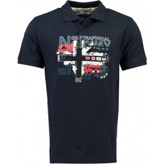 Geographical Norway herre polo Ketchup - Navy - L