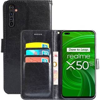 Wallet Cover 3-kort Realme X50 Pro 5G  - sort