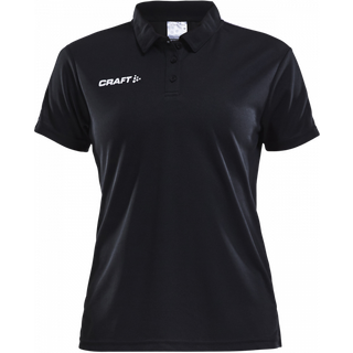 Craft - Progress Polo Pique Kvinder - Black/White XS