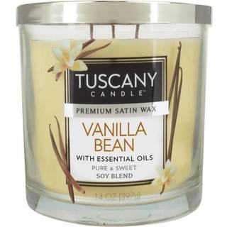 Toscana Candle Vanilla Bean Langvarig duftende krukke stearinlys 14 oz