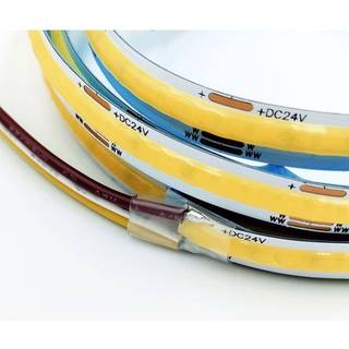 10W/m CCT COB-LED strip - 5m, IP20, 512 LED pr. meter, 24V, RA97