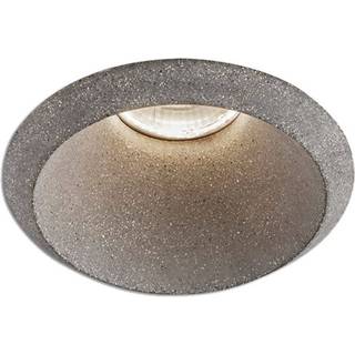LEDS-C4 Play Raw Downlight Cement 927 17,7W 50° Raw, dæmpbar, Aluminium/grå/zink, Stue/spisestue, Beton, Moderne,