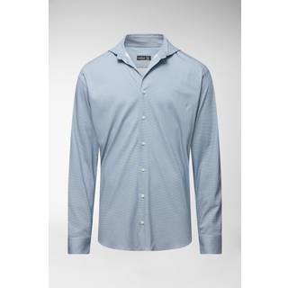 van Laack Herren Hemd blau meliert