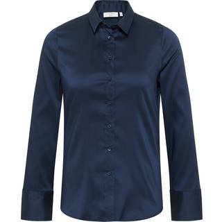 Performance Shirt Blouse in dark blue plain