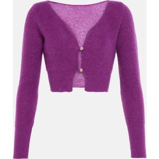 Jacquemus Le Cardigan Alzou cropped cardigan - purple - XL+