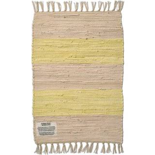 Bongusta Chindi rug 60x90cm neon yellow & creme