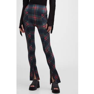 Norma Kamali Spat checked leggings - multicoloured - XS
