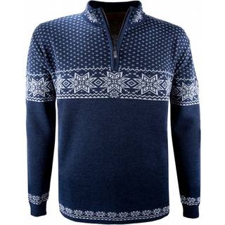 Kama Rune, merino sweater, herre, marineblå