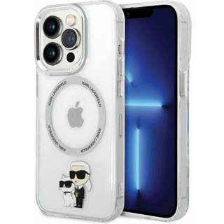 Karl Lagerfeld iPhone 13 Pro hardcase transparent Iconic Karl&Choupette Magsafe