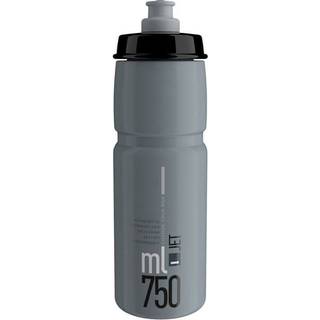 Elite Bottle Jet Grey Black Logo 750ml - Drikkeflaske