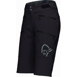 Norrøna Women's Fjørå Flex1 Heavy Duty Shorts Caviar/Castor Grey, XS
