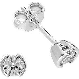 trendor 15143 Damen Ohrringe 925 Silber Zirkonia Ohrstecker