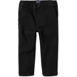 B?rnenes sted baby drenge og sm?barn str?kker tynde chino bukser jeans sort single 2t os