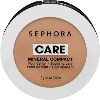 Sephora Collection - Pleje Mineral Kompakt - Foundation + Beroligende Pleje - Care Mineral Powder Fdt-22 R40 - For Women - Beige