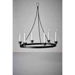 ROSENDAL lysekrone - Sort