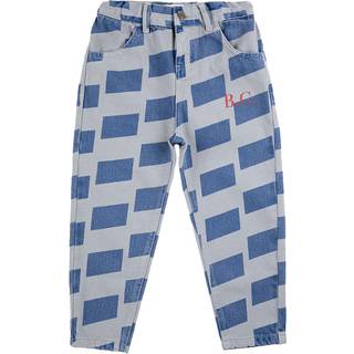 Bobo Choses Checkerboard denim pants - blue - Y 12