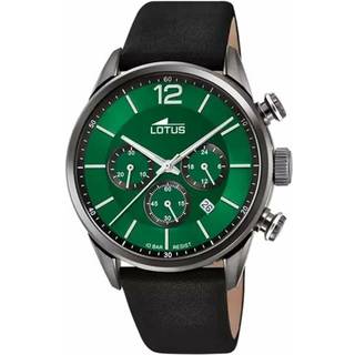 Herre Lotus 18687/4 Sort Grøn Ur