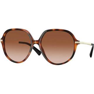 Valentino Kvinde VA4099 501113 Solbriller Plast Brun Brun Geometrisk Normal Skygge