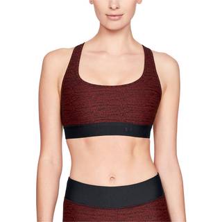 Under Armour Crossback Jacquard Sports Bra - Red Pattern-2 - Small * Kampagne *