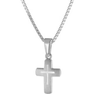 trendor 48870 Kinder-Halskette mit Kreuz 925 Silber