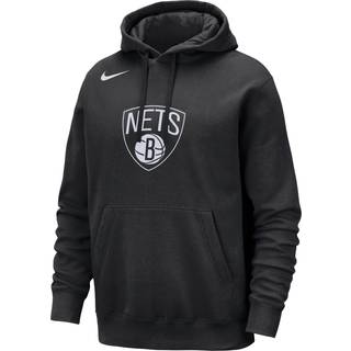 Brooklyn Nets Club Nike NBA-pullover-hættetrøje til mænd - sort - L
