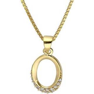 trendor 41551 Damen Schmuck-Anhänger Gold 333 mit Goldplattierter Silberkette