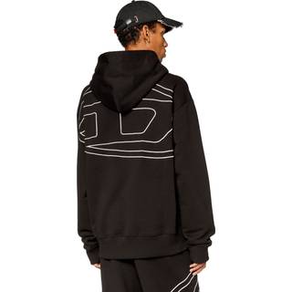 Diesel S Macs Hood Megoval D Hoodie Black