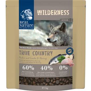 REAL NATURE Senior Wilderness True Country kylling, laks & sild 1 kg