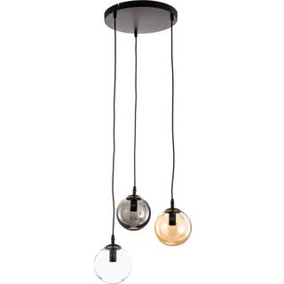 Glas hængelampe Glassy EMIBIG LIGHTING, dæmpbar, Sort, Stue/spisestue, Glas, Moderne