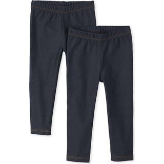 B?rnenes sted babypiger og sm?b?rn piger leggings ?gte indigo 2 pack 12-18mos