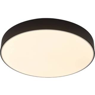 Lindby LED-loftlampe Simera, Ø 50 cm, sort, metal