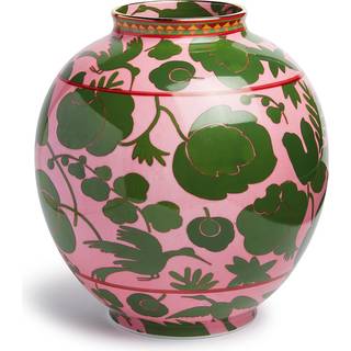 La DoubleJ Vases - 'Wildbird' bubble vase, pink, medium in Multicolor porcelain