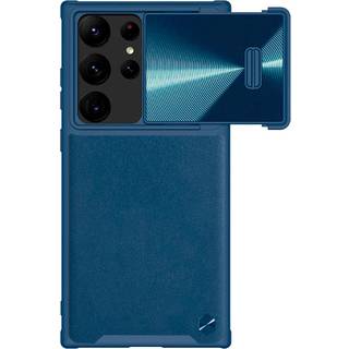 Nillkin CamShield Læder Etui til Samsung Galaxy S23 Ultra - Blå