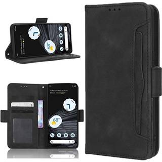 Google Pixel 7 Pro Pung Cover med Kortholder - Sort